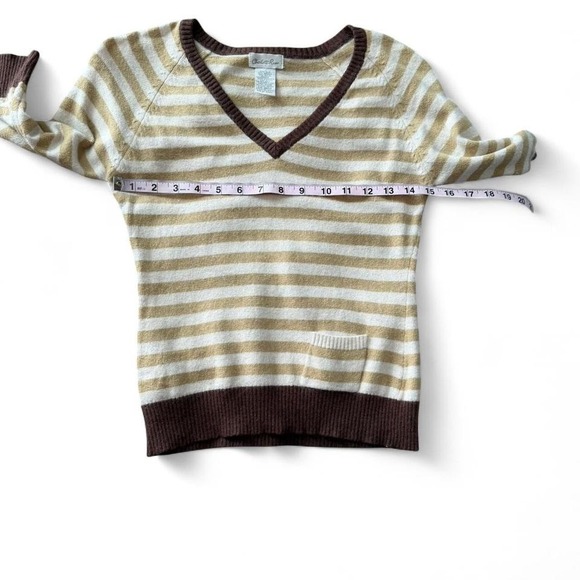 Vintage Striped Charlotte Russe Silk Blend Sweater - Picture 7 of 8